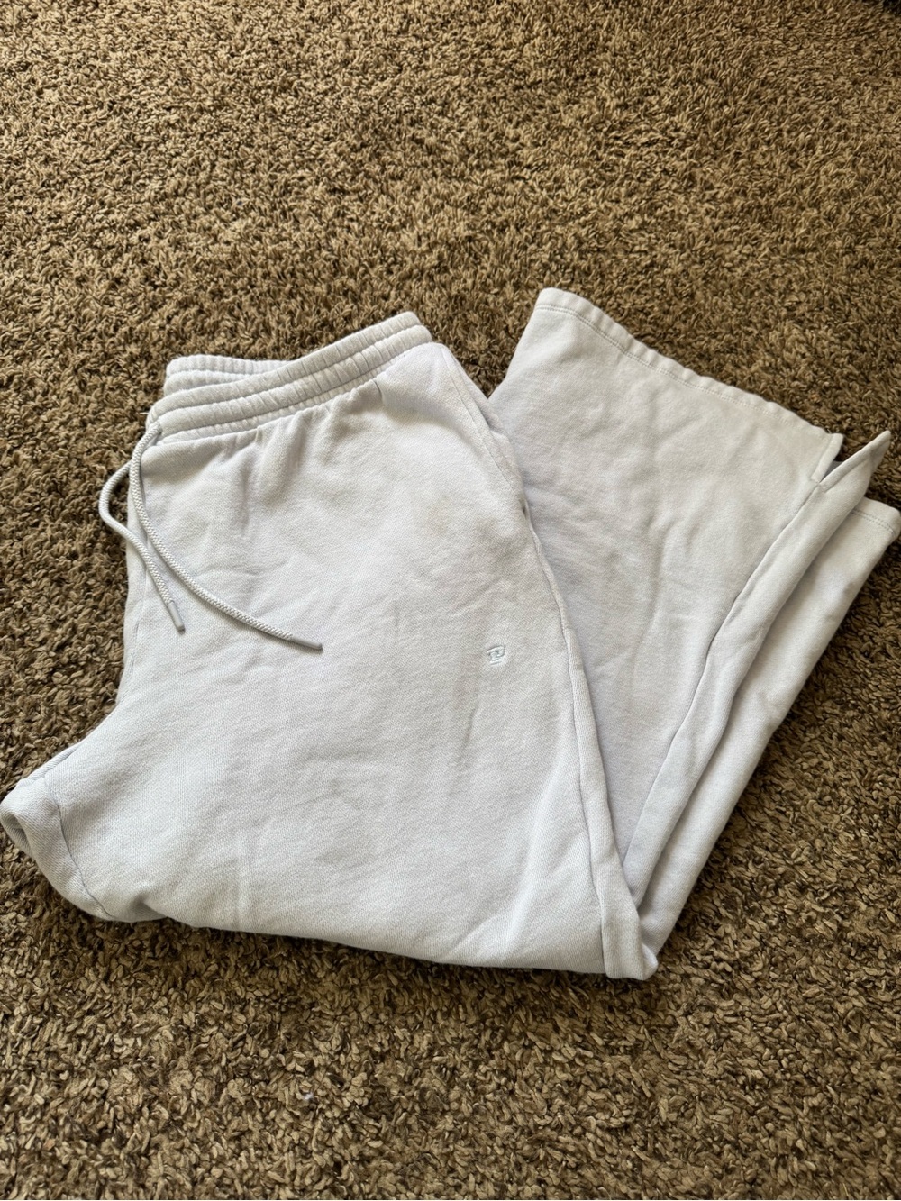 PINK Victoria's Secret Light blue Straight Leg Sweatpants